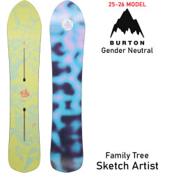 25-26 バートン スノーボード BURTON Family Tree Sketch Artist ファミリーツリー スケッチアーティスト キャンバー Gender ジェンダー スノーボード 日本正規品 2025 2026