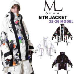 [予約商品] 25-26 MARQLEEN NTR JACKET MQ06005 マークリーン スノーボードウェア エヌティーアール ジャケット ユニセックス [005／995／505／007／997]