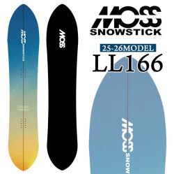 25-26 MOSS SNOWSTICK パウダーボード LL166 モス スノースティック 166cm  POWDER スノーボード スノボ 板 日本正規品