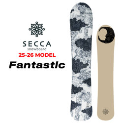 [予約商品] 25-26 Secca スノーボード セッカ Fantastic ファンタスティック 144cm 150cm 佐々木陽子プロデュース パウダー レディース スノボ 板 2025 2026 日本正規品