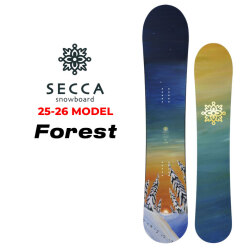 [予約商品] 25-26 Secca スノーボード セッカ Forest フォレスト 146cm 150cm 佐々木陽子プロデュース パウダー レディース スノボ 板 2025 2026 日本正規品