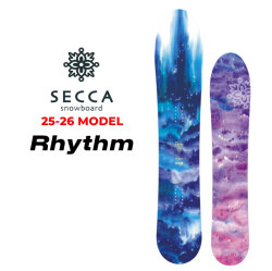 [予約商品] 25-26 Secca スノーボード セッカ Rhythm リズム 149cm 佐々木陽子プロデュース パウダー レディース スノボ 板 2025 2026 日本正規品