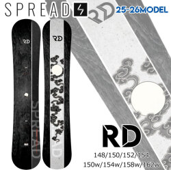 [予約商品] 25-26 SPREAD スノーボード グラトリ RD SNOWBOARD 菅谷 佑之介 スプレッド アールディー 148cm 150cm 152cm 154cm 150wide154wide 158wide 162wide  尾川慎二 プロデュース キャンバー 板 2025 2026 日本正規品
