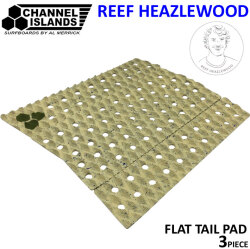 2025 サーフィン デッキパッド チャンネルアイランド  REEF HEAZLE WOOD FRONT PAD リーフヒーズルウッド フロント パッド Channel Islands 3ピース サーフトラクション