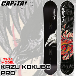 [早期予約] 25-26 CAPITA スノーボード キャピタ KAZU KOKUBO PRO カズコクボ プロ 國母和宏 使用モデル オールラウンド パーク パウダー スノボ 板 2025 2026 日本正規品