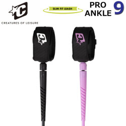 2025 リーシュコード クリエイチャー CREATURES 9ft 9フィート RELIANCE SLIM FIT PRO 9 ANKLE スリムフィットアンクル  足首用 リライアンス 7mm 子供 足首が細め サーフィン ロングボード パワーコード 日本正規品