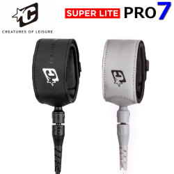 2026 リーシュコード クリエイチャー CREATURES 7ft 7フィート SUPERLITE PRO 7 プロ7 スーパーライト 7mm サーフィン パワーコード ファンボード 日本正規品
