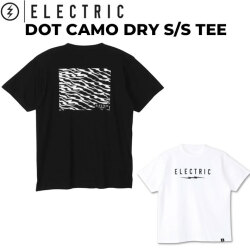 ELECTRIC エレクトリック Tシャツ 半袖 DOT CAMO DRY S／S TEE UVCUT 速乾 ドットカモ ドライ コットン サーフィン スケートボード 釣り フィッシング アウトドア ゴルフ 日本正規品