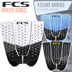 サーフィン デッキパッド ショートボード用 FCS エフシーエス KOLOHE ANDINO コロヘ・アンディーノ シグネチャーモデル 3ピース デッキパッチ デッキパット