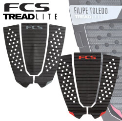FCS デッキパッド FILIPE TOLEDO TREAD-LITE フィリペ・トレド シグネチャーモデル トレッドライト 3ピース サーフトラクション エフシーエス
