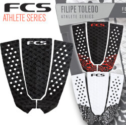 FCS デッキパッド サーフィン FILIPE TOLEDO フィリペ・トレド シグネチャーモデル 3ピース ショートボード用 デッキパッチ デッキパット