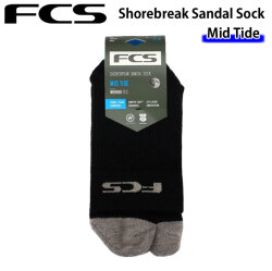 [メール便発送商品] 2025 FCS SOCKS ソックス 靴下 SHOREBREAK SANDAL SOCK MID TIDE エフシーエス 旅行　サーフィン 速乾