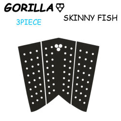 2025 デッキパッド サーフィン ショートボード用 GORILLA GRIP ゴリラグリップ FISH SKINNY SERIES 3ピース フィッシュボード  サーフトラクション