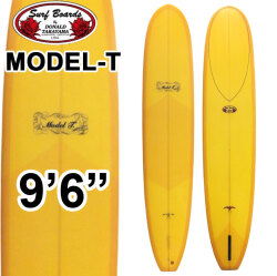 ロングボード ドナルドタカヤマ Donald Takayama HPD ハワイアンプロデザイン MODEL-T 9'6 All AMBER Tint サンド仕上げ ツヤなし 石黒 聡 サーフボード [営業所留め送料無料] [店頭受け取り可能]