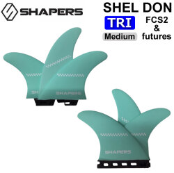 SHAPERS FIN フィン シェイパーズフィン SHELDON FUTURE FCS2 S／Mサイズ TRI トライ 3枚セット 3フィン サーフィン サーフボード [日本正規品]