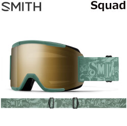 [予約商品] 25-26 SMITH ゴーグル スミス Squad スカッド Cactus Zine アジアンフィット スノーボード 2025 2026 日本正規品 [010276105]