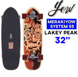 【特典付き！】YOW サーフスケート ヤウ LAKEY PEAK 32インチ レイキーピーク [53] SURFSKATE コンプリート サーフィン スケートボード ロングスケートボード 陸トレ オフトレ MERAKI SYSTEM S5 POWER SURFING SERIES 日本国内正規品