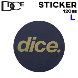 DICE ダイス dice サークルロゴ [21] 120mm シールタイプ ステッカー デカール スノーボード 