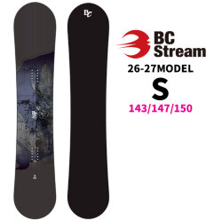 [予約商品] 26-27 ビーシーストリーム BC Stream SNOWBOARDS  スノーボード S エス 143cm 147cm 150cm レディース JOINT 青木玲 キャンバー ボード スノボ 板 SNOW BOARDS 2026 2027