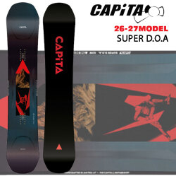 [予約商品] 26-27 CAPITA スノーボード キャピタ SUPER DOA スーパー ディーオーエー オールラウンド パーク パウダー スノボ 板 2026 2027 日本正規品