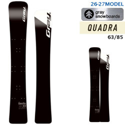 [予約商品] 26-27 GRAY QUADRA クアドラ 163cm 185cm アルペン アルペンボード スノーボード オガサカ製 板 グレイ スノーボード 2026 2027 日本正規品