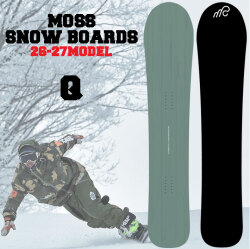 [予約商品] 26-27 MOSS スノーボード Q 158cm Qシリーズ モススノーボード パウダーボード スノボ スノボ 板 2026 2027 日本正規品