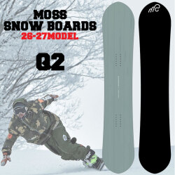 [予約商品] 26-27 MOSS スノーボード Q2 156cm Qシリーズ  モススノーボード パウダーボード スノボ 板 2026 2027 日本正規品