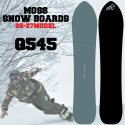 [予約商品] 26-27 MOSS スノーボード Q545 キューゴーヨンゴ Qシリーズ モススノーボード パウダーボード スノボ スノボ 板 2026 2027 日本正規品