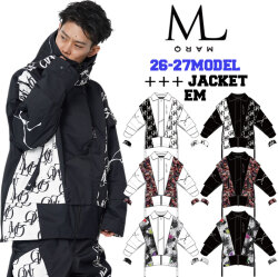 [予約商品] 26-27 MARQLEEN +++ JACKET EM MQ07003EM マークリーン スノーボードウェア ジャケット ユニセックス  [002／992／004／994／009／999]