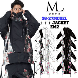 [予約商品] 26-27 MARQLEEN +++ JACKET EM2 MQ07003EM2 マークリーン スノーボードウェア ジャケット ユニセックス  [001／991／005／995／006／996／007／997]