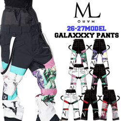 [予約商品] 26-27 MARQLEEN GALAXXXY PANTS MQ07500 マークリーン スノーボードウェア ギャラクシー パンツ ユニセックス [126／618／913／005／995／000／990]