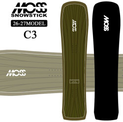 [予約商品] 26-27 MOSS SNOWSTICK パウダーボード C3 モス スノースティック 140cm POWDER スノーボード スノボ 板 日本正規品