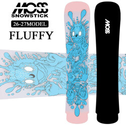 [予約商品] 26-27 MOSS SNOWSTICK パウダーボード FLUFFY54 モス スノースティック フラフィー 154cm POWDER スノーボード スノボ 板 日本正規品