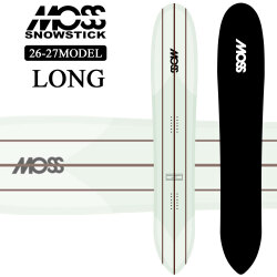 [予約商品] 26-27 モス スノースティック MOSS SNOWSTICK LONG ロング 184cm POWDER パウダーボード 送料無料 スノーボード スノボ 板 2026 2027 日本正規品