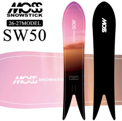 [予約商品] 26-27 MOSS SNOWSTICK パウダーボード SW50 モス スノースティック 150cm POWDER スノーボード スノボ 板 送料無料 日本正規品