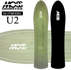 [予約商品] 26-27 MOSS SNOWSTICK パウダーボード U2 モス スノースティック ユーツー 120cm JUNIOR ジュニア KIDS キッズ POWDER スノーボード スノボ 板 日本正規品