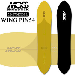 [予約商品] 26-27 MOSS SNOWSTICK パウダーボード WING-PIN54 モス スノースティック 154.5cm POWDER スノーボード スノボ 板 日本正規品