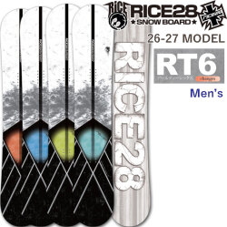 [予約商品] 26-27 ライス 28 スノーボード RT6 アールティー シックス RICE28 メンズ 148cm 150cm 152cm 154cm オールラウンド グラトリ オガサカ製 井口勝文 いぐっちゃん スノボ 板 2026 2027 日本正規品