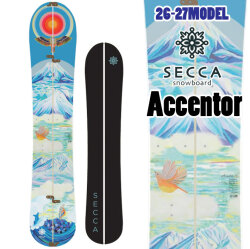 [予約商品] 26-27 セッカ スノーボード Secca Accentor アクセンター 151cm 佐々木陽子プロデュース スプリットボード レディース スノボ 板 2026 2027 日本正規品
