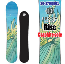 [予約商品] 26-27 セッカ スノーボード Secca Rise Graphite Sole ライズ グラファイトソール 144cm 148cm 152cm 佐々木陽子プロデュース パウダー レディース スノボ 板 2026 2027 日本正規品