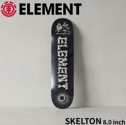 エレメント デッキ スケートボード SKELTON ELEMENT [EL-1] 8.0inch BARTHDAYWORKS BG27001 バースデーワークス 