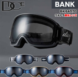 [予約商品] 26-27 DICE GOGGLES ゴーグル ダイス BANK バンク BK64570 調光レンズ ジャパンフィット PHOTOCHROMIC 2026 2027 日本正規品