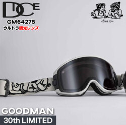 [予約商品] 26-27 DICE GOGGLES ゴーグル ダイス GOODMAN 30th LIMITED MODEL  グッドマン GM64275 リミテッドモデル 調光レンズ ジャパンフィット PHOTOCHROMIC 30周年 2026 2027 日本正規品