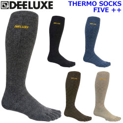 DEELUXE ディーラックス サーモソックス ファイブ [5本指] THERMO SOCKS FIVE ++ 5本指ソックス 靴下 ソックス 防寒 消臭 ユニセックス スノーボード スキー アウトドア