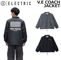 26-27 ELECTRIC エレクトリック コーチ ジャケット V.E COACH JACKET 撥水 スノーボード スケートボード ストリート ジム アウトドア 日本正規品
