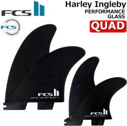 FCS2 FIN フィン HARLEY INGLEDY HIBT Quad PG FIN [Smoke] エフシーエス2 ハーレー イングルビー パフォーマンスグラス ツイン 4枚セット 4フィン サーフィン サーフボード