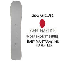 [予約商品] 26-27 GENTEMSTICK ゲンテンスティック BABY MANTARAY HARD FLEX 148cm ベビーマンタレイ ハードフレックス スノーボード パウダーボード 板 2026-2027