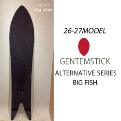[予約商品] 26-27 GENTEMSTICK ゲンテンスティック BIG FISH 163cm ビッグフィッシュ スノーボード パウダーボード アクセルキャンバー 板 2026 2027