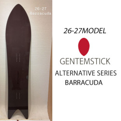 [予約商品] 26-27 GENTEMSTICK ゲンテンスティック BARRACUDA 158.6cm バラクーダ スノーボード オールラウンド パウダーボード アクセルキャンバー 板 2026 2027