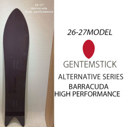 [予約商品] 26-27 GENTEMSTICK ゲンテンスティック バラクーダ ハイパフォーマンス 157.3cm BARRACUDA HIGH PERFORMANCE ゲンテンスティック スノーボード パウダーボード 板 2026 2027